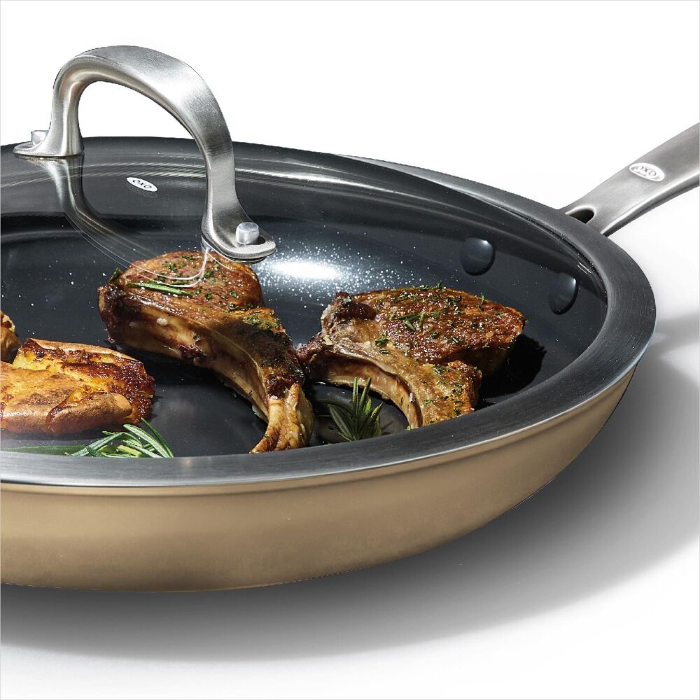 OXO Enhanced Non-Stick 12-Inch Frypan with Lid V7