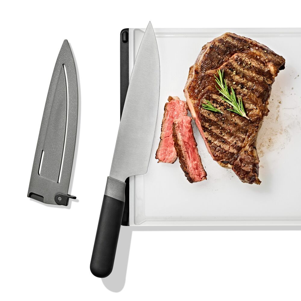 8 in Chefs Knife with Locking Sheath E4