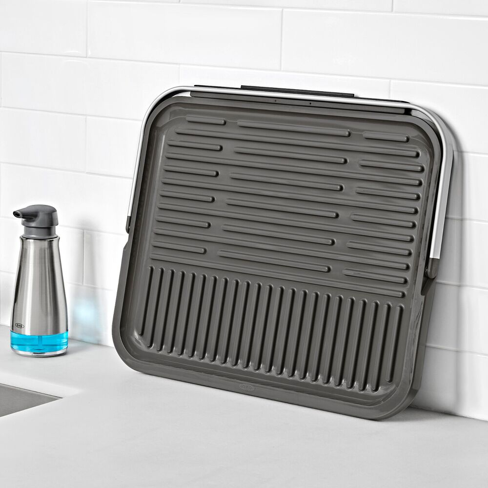OXO Good Grips Compact Drying Rack with Dish Rest M0