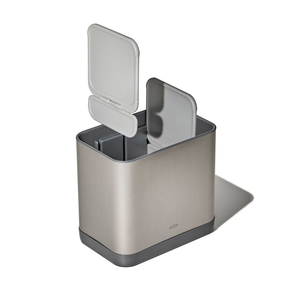 Adjustable Stainless Steel Utensil Holder - Large D4