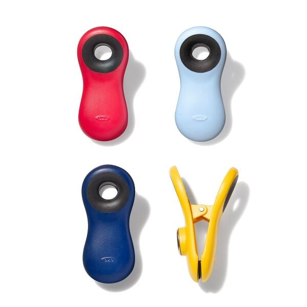 Magnetic All-Purpose Clips - 4-Pack - assorted colors V1