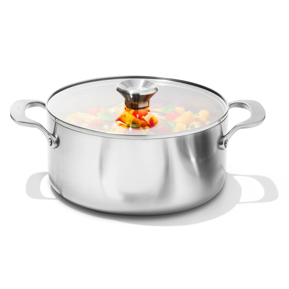 Stainless Steel Mira Series 5.2qt Casserole And Lid D0