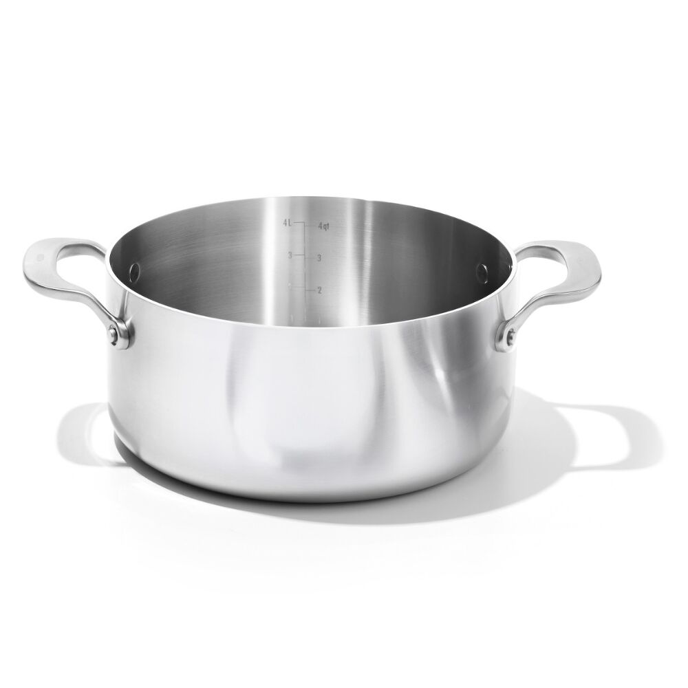 Stainless Steel Mira Series 5.2qt Casserole And Lid D0