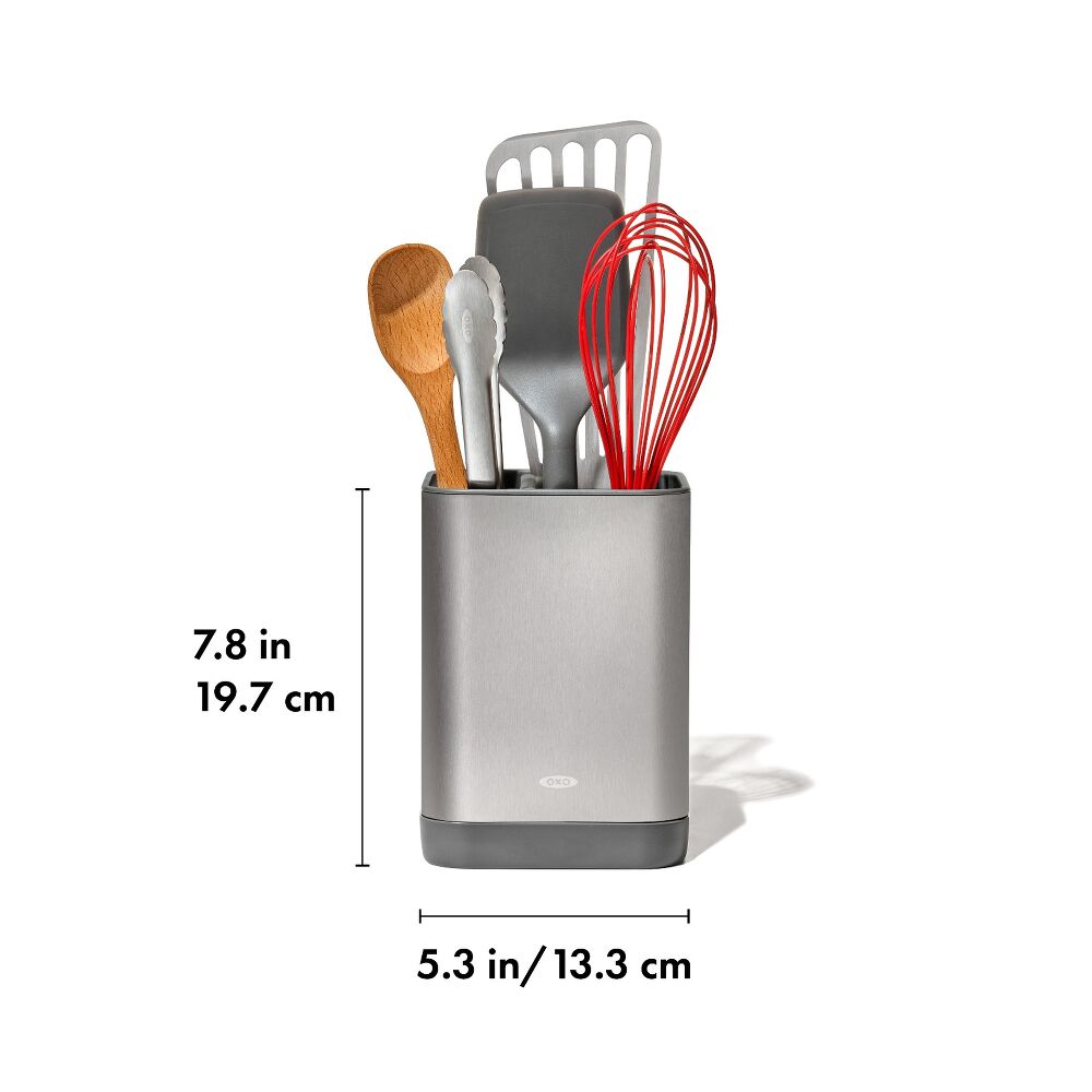 Adjustable Stainless Steel Utensil Holder - Small D5