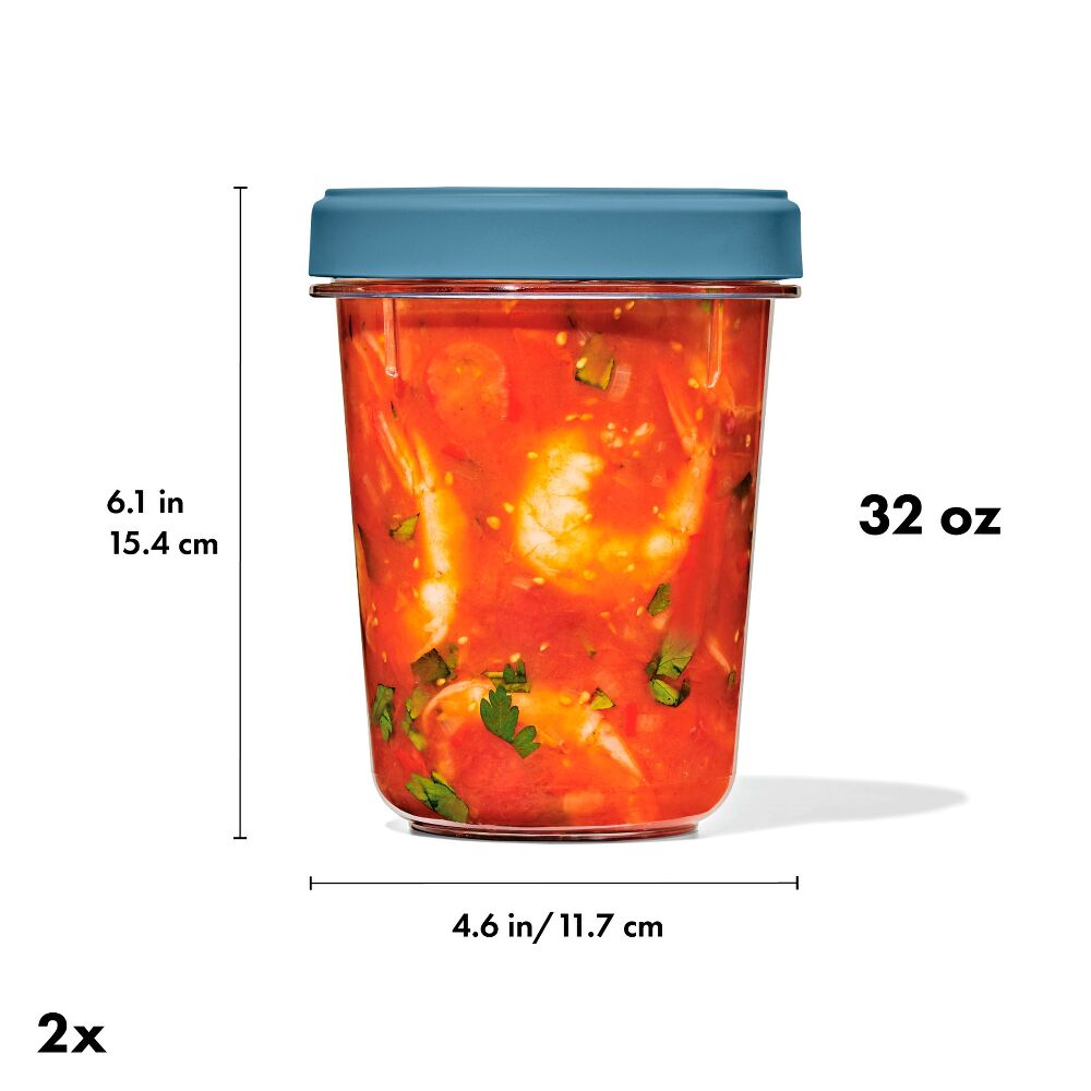Twist & Stack Container (32 oz) – 2-Pack R2