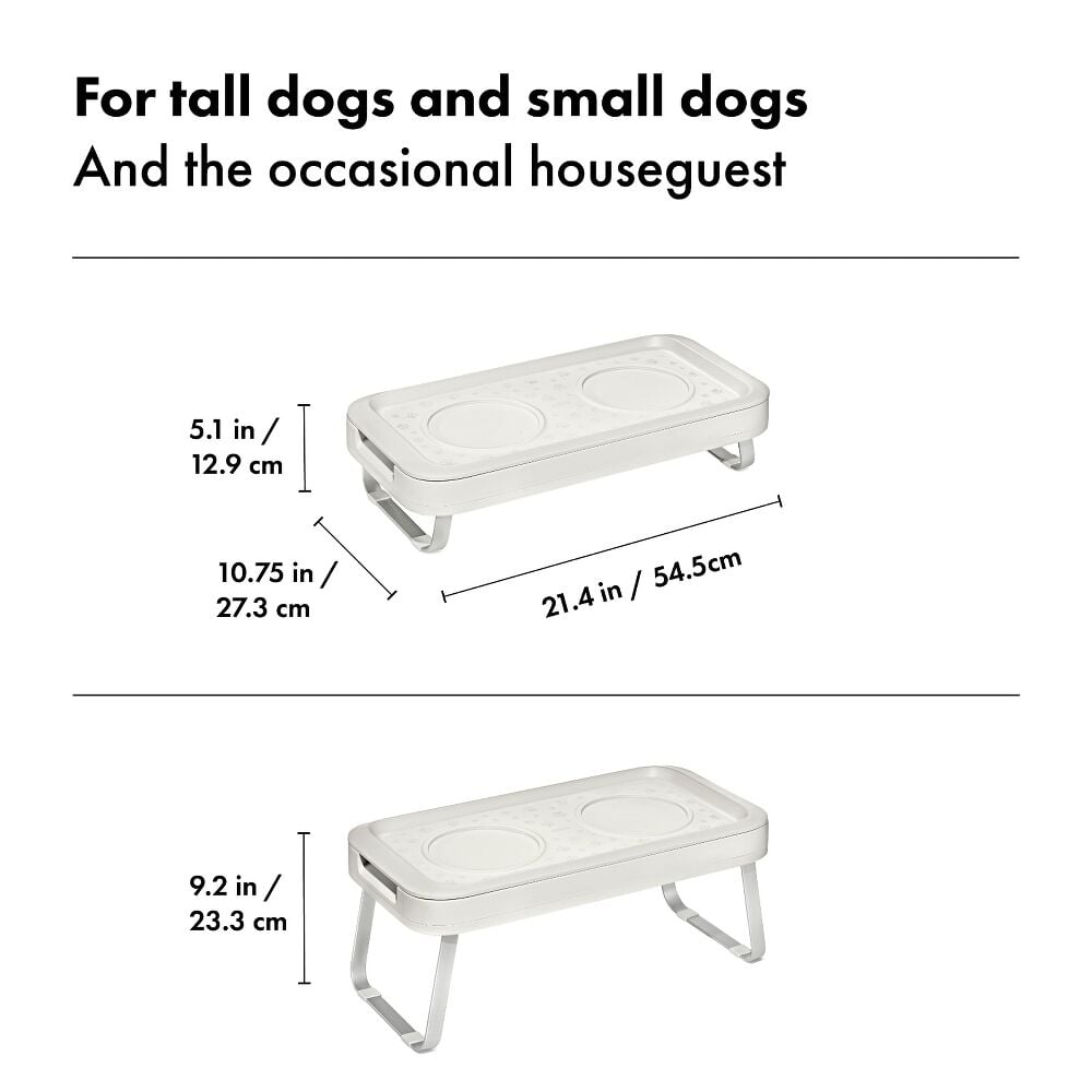 OXO Pet Adjustable Elevated Feeder P3