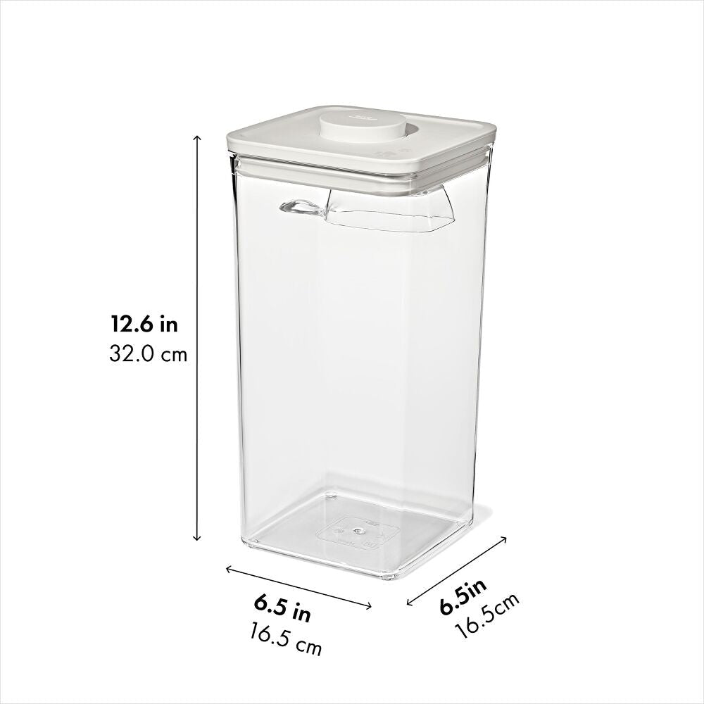 POP Container with Scoop — Big Square Tall — 6 Qt/5.7 L M3