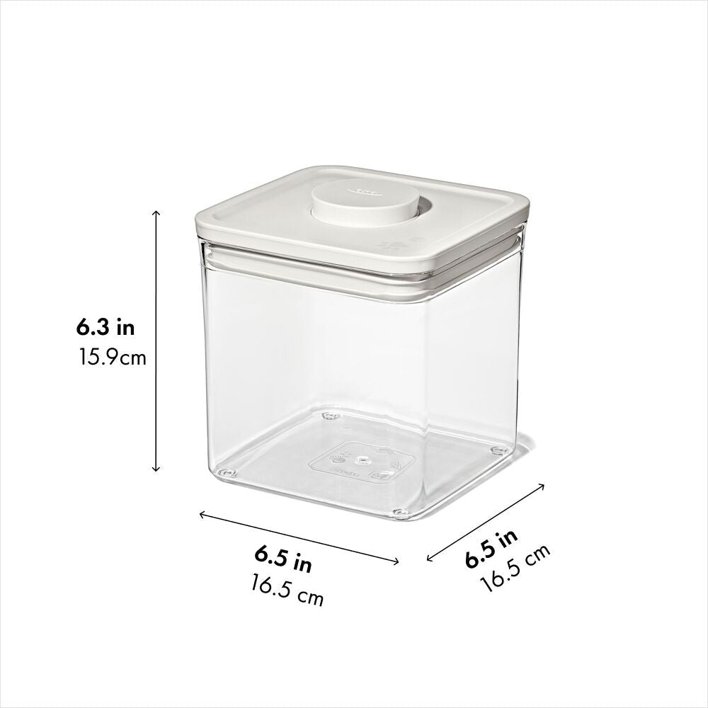 OXO Pet POP Container — Big Square Short — 2.8 Qt/2.6 L F9