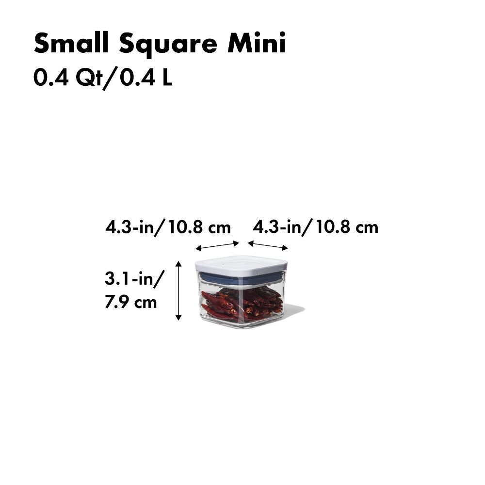 POP Container - Small Square Mini (0.4 Qt.) F0