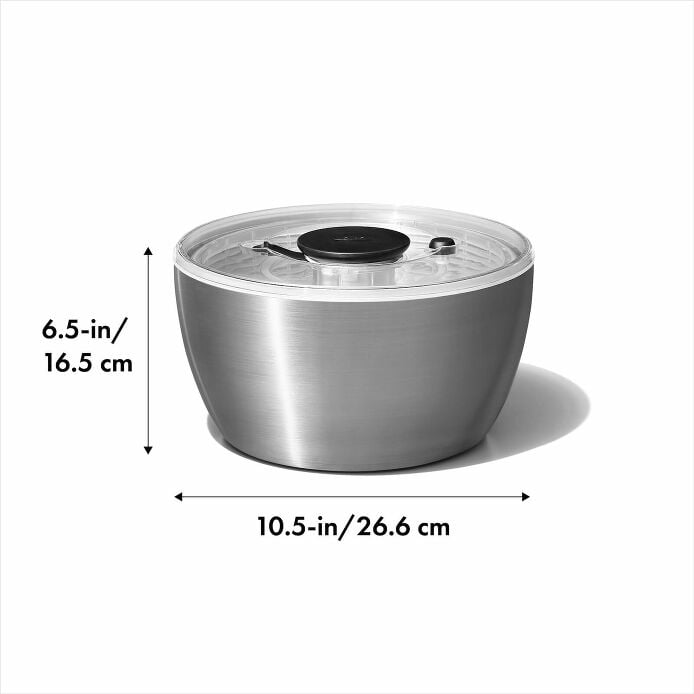 Steel Salad Spinner J8