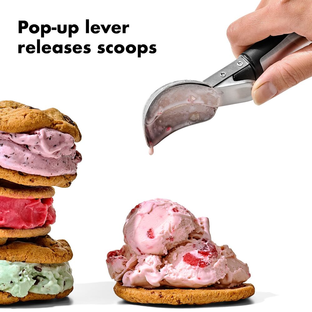 Steel Lever Ice Cream Scoop I1