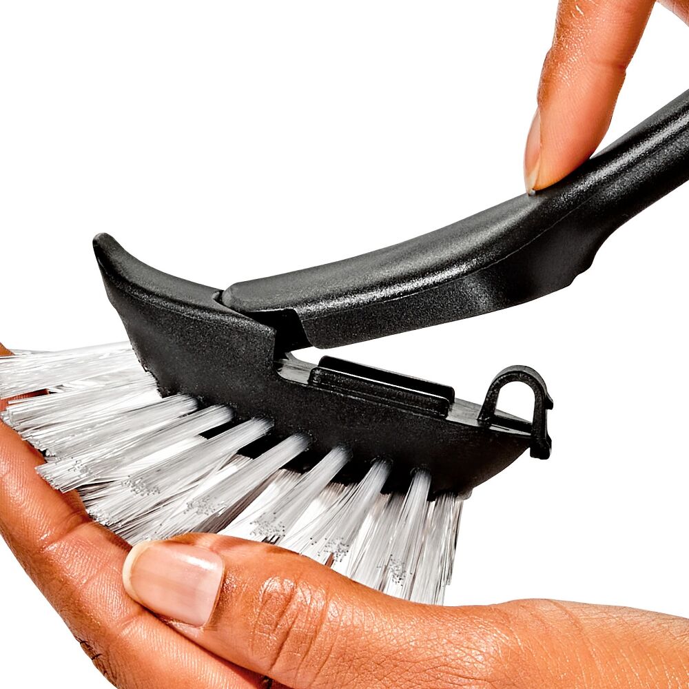 Steel Dish Brush with Replaceable Head V7