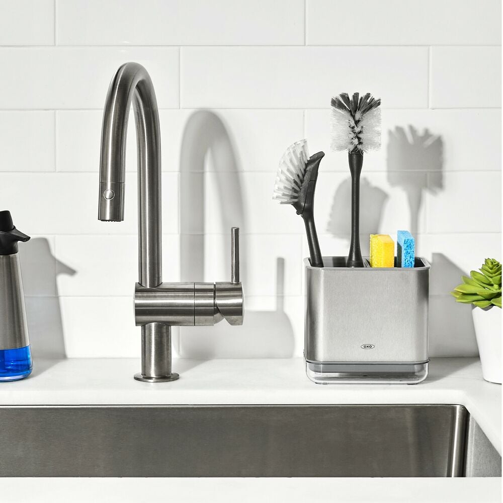 Steel Dish Brush with Replaceable Head V7