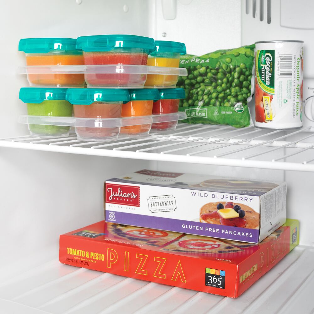 12-Piece Baby Blocks™ Plastic Freezer Storage Container Set - Tot Teal D1