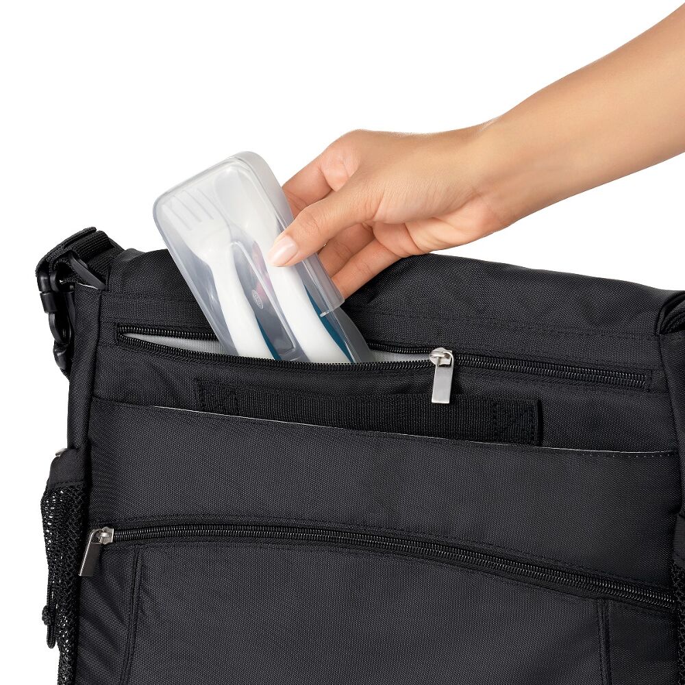 On-the-Go Plastic Fork and Spoon Set with Travel Case K6