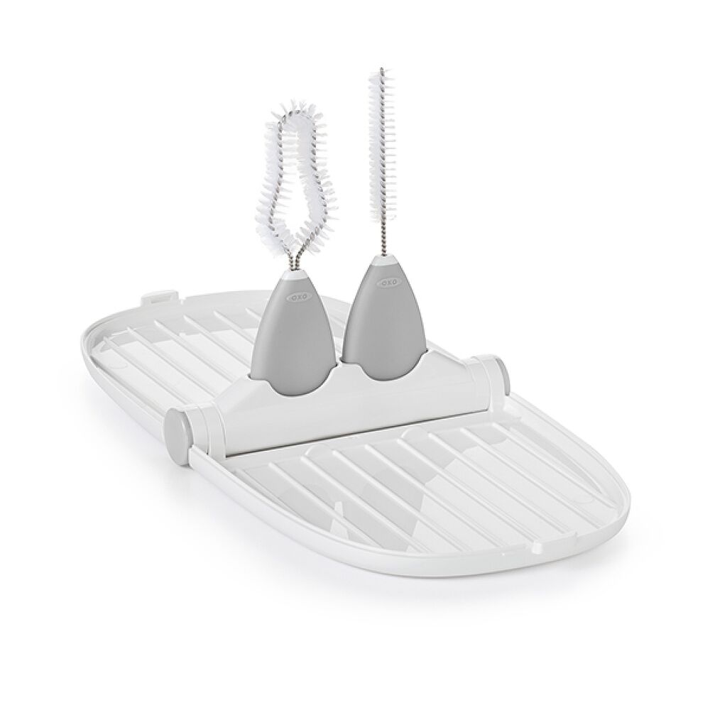 Breast Pump Parts Drying Rack with Detail Brushes D9