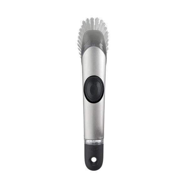Steel Soap Dispensing Dish Brush C6