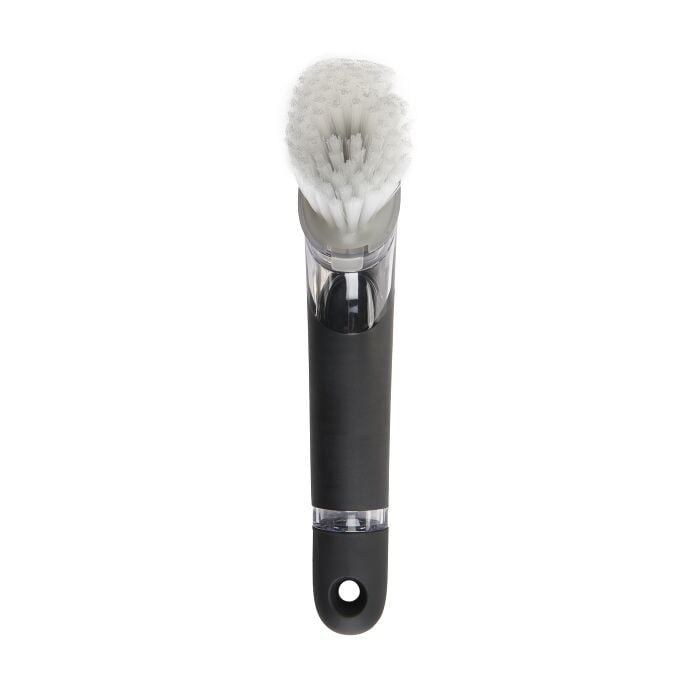 Steel Soap Dispensing Dish Brush C6