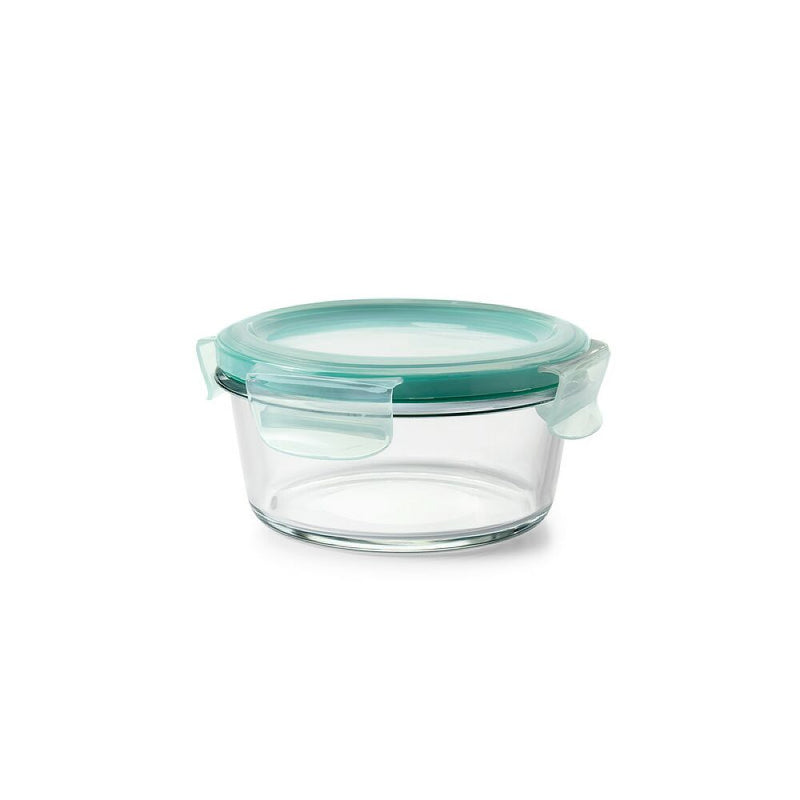 2 Cup Smart Seal Glass Round Container V7