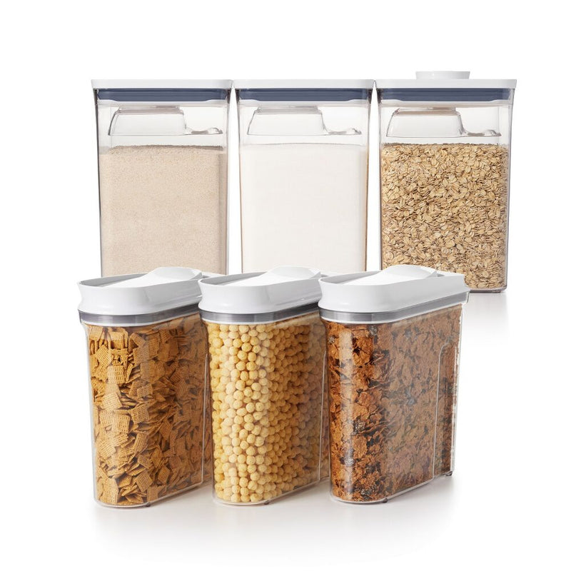 3 Piece Cereal Dispenser Set & 6-Piece POP Container Set Bundle A1