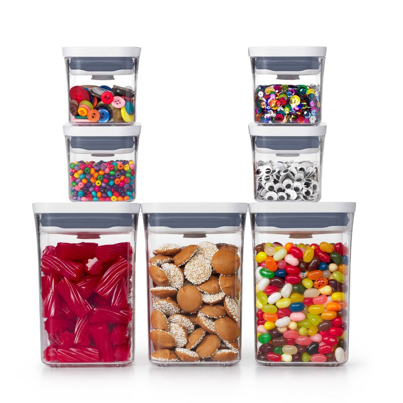 POP 4-Piece Mini Container Set & 3-Piece POP Container Value Set Bundle Y5