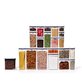 20-Piece POP Container Set & Steel Coffee POP Container (1.7 Qt) with Scoop Bundle P1