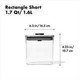 POP Container - Rectangle Short (1.7 Qt/1.6 L) - Matte Black W7