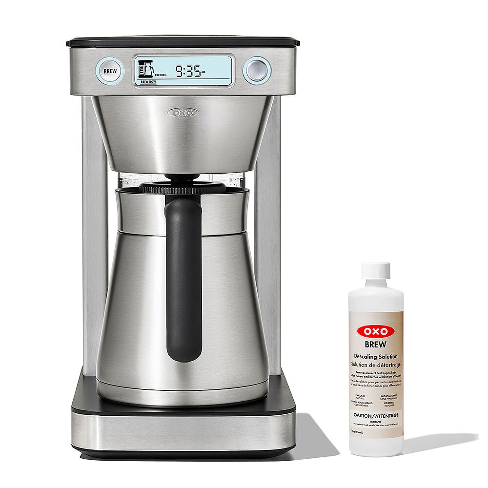 12-Cup Coffee Maker with Podless Single-Serve Function & Descaling Solution Bundle A3