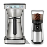 12-Cup Coffee Maker with Podless Single-Serve Function & Conical Burr Coffee Grinder Bundle R8