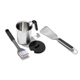 Grilling Basting Pot and Brush Set & Grilling Precision Turner Bundle R4