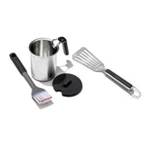 Grilling Basting Pot and Brush Set & Grilling Precision Turner Bundle R4