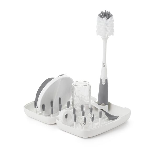 On-the-Go Drying Rack with Bottle Brush P0