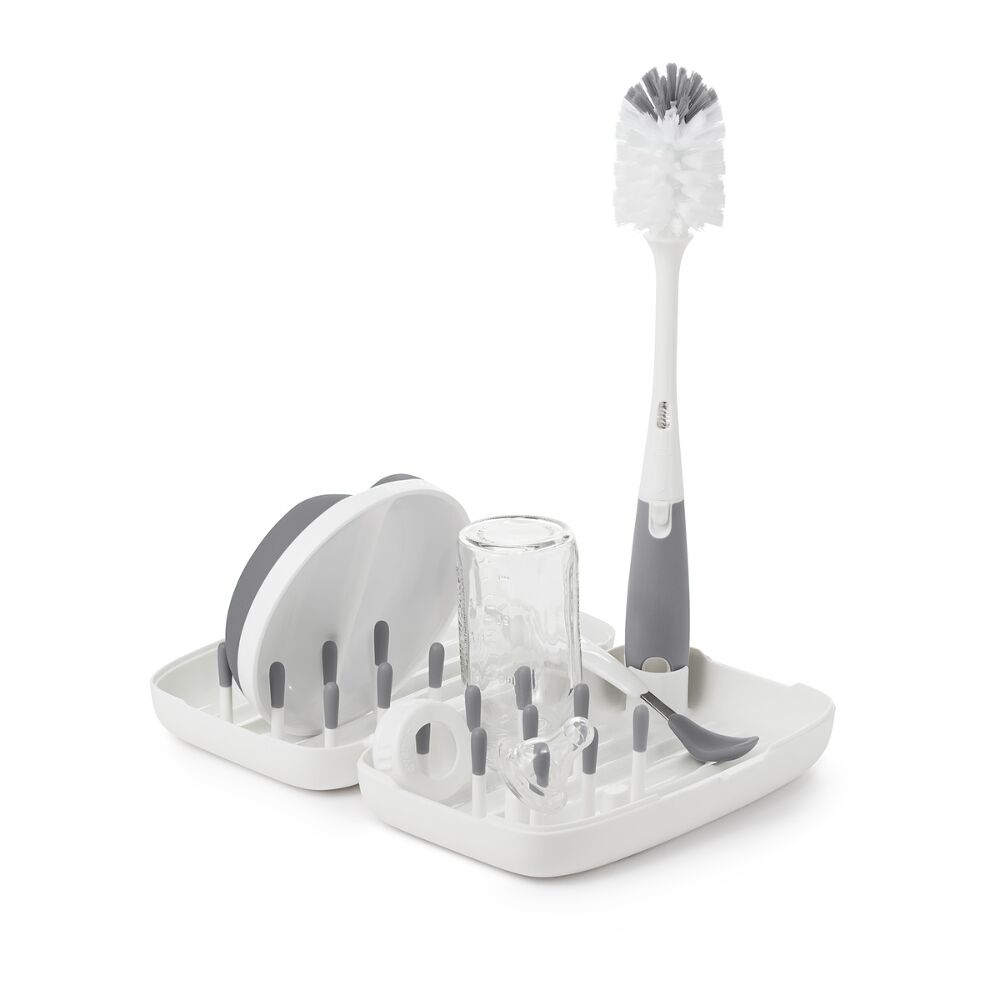 On-the-Go Drying Rack with Bottle Brush P0