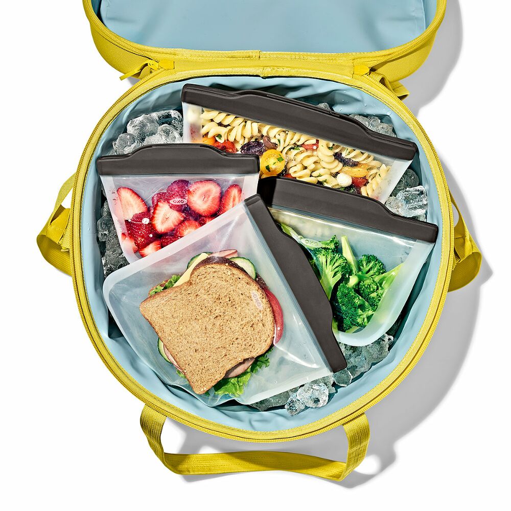 Outdoor Silicone Reusable Stand Up Bag Quart (32 oz) Y9