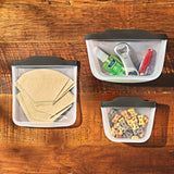 Outdoor Silicone Reusable Stand Up Bag Quart (32 oz) Y9