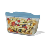 Silicone Reusable Bag  Stand-Up Quart (32 oz) - Ocean Blue B7