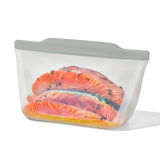 Silicone Reusable Bag  Stand-Up Half Gallon (64 oz) - Fog N2