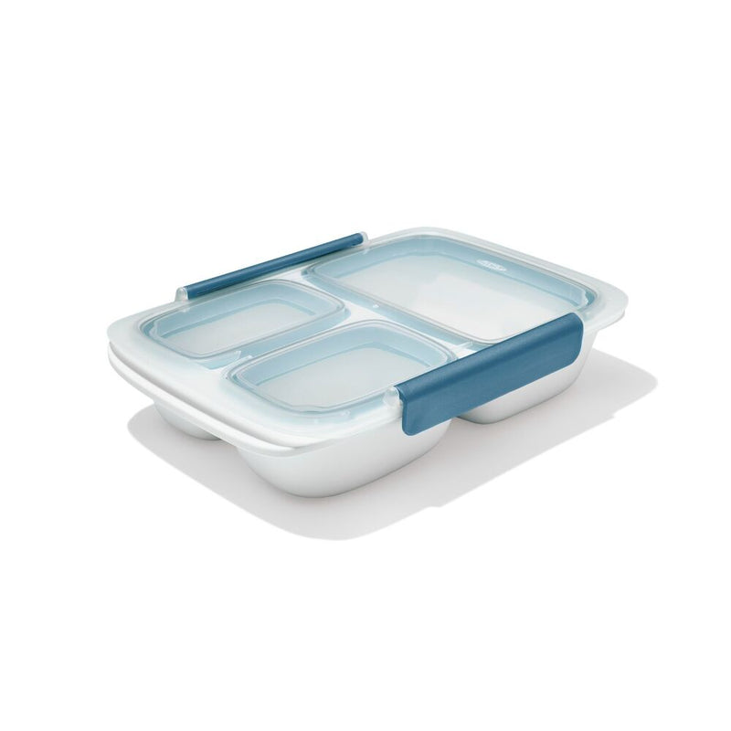 Prep & Go 4.1-Cup Divided Container - Ocean Blue D1