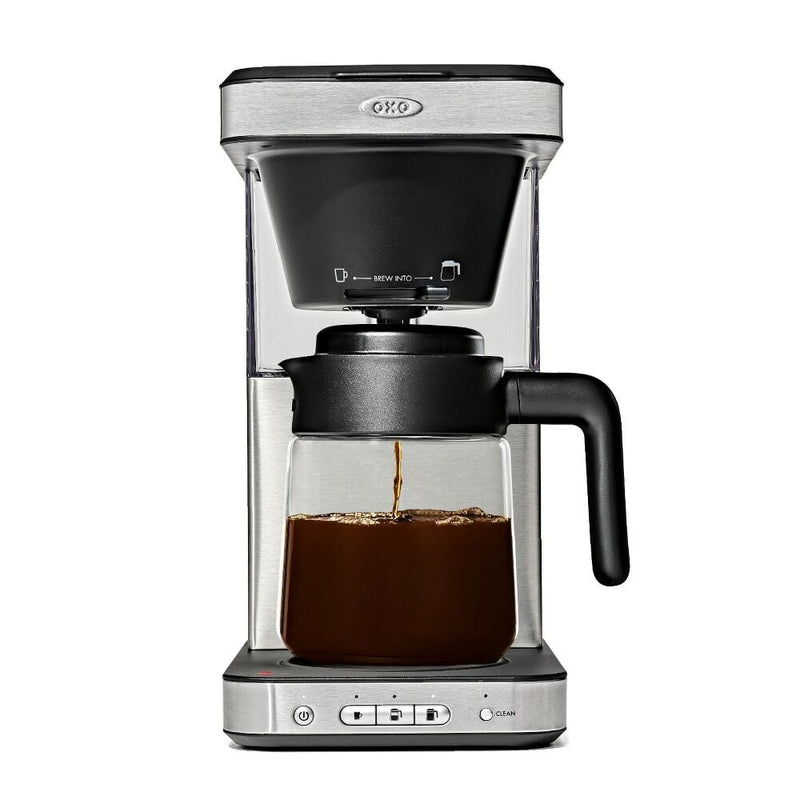 8-Cup Coffee Maker with Podless Single-Serve Function and Glass Carafe D9