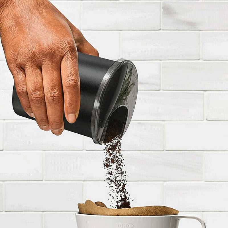 Replacement Coffee Grounds Container for Conical Burr Coffee Grinder - Matte Black T8