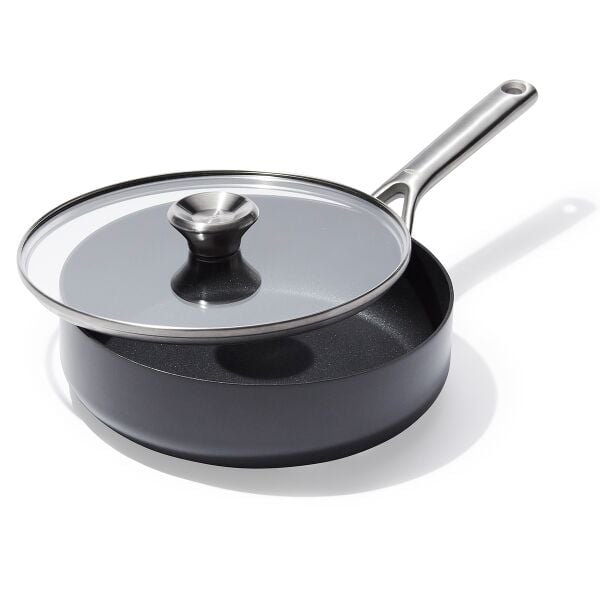 Ceramic Professional Non-Stick 3-Quart Sauté Pan with Lid M0