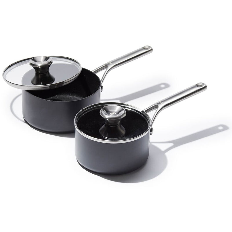 Ceramic Professional Non-Stick 4-Piece Saucepan Set (1.7 Qt & 2.3 Qt) Z6
