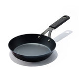 Carbon Steel Obsidian Series 8-Inch Frypan with Silicone Sleeve I8