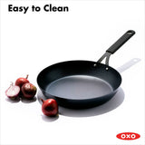 OXO Carbon Steel Obsidian Series 12-Inch Frypan with Silicone Sleeve V2
