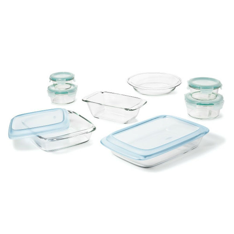 14-Piece Glass Bake, Serve & Store Set J5