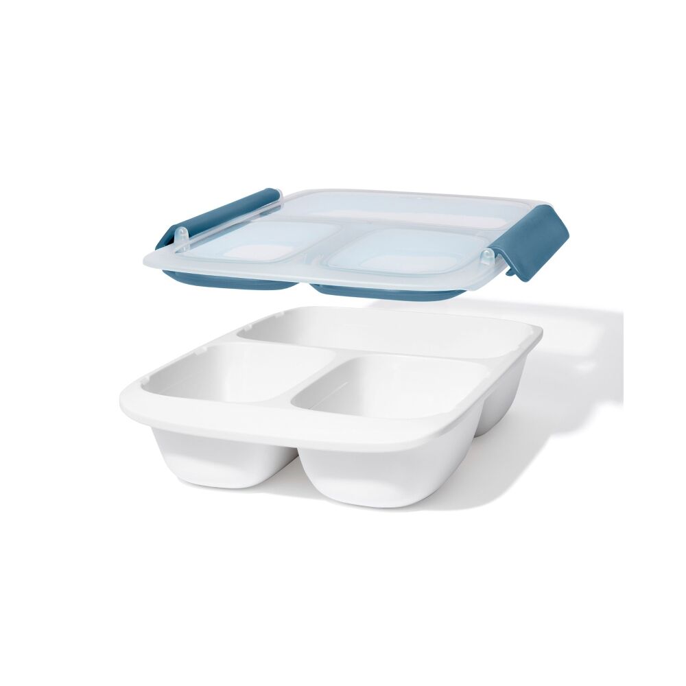 Prep & Go 4.1-Cup Divided Container - Ocean Blue D1