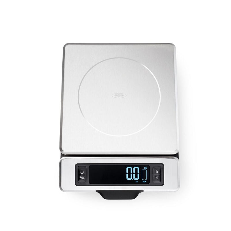 11 lb Stainless Steel Food Scale with Pull out Display M2