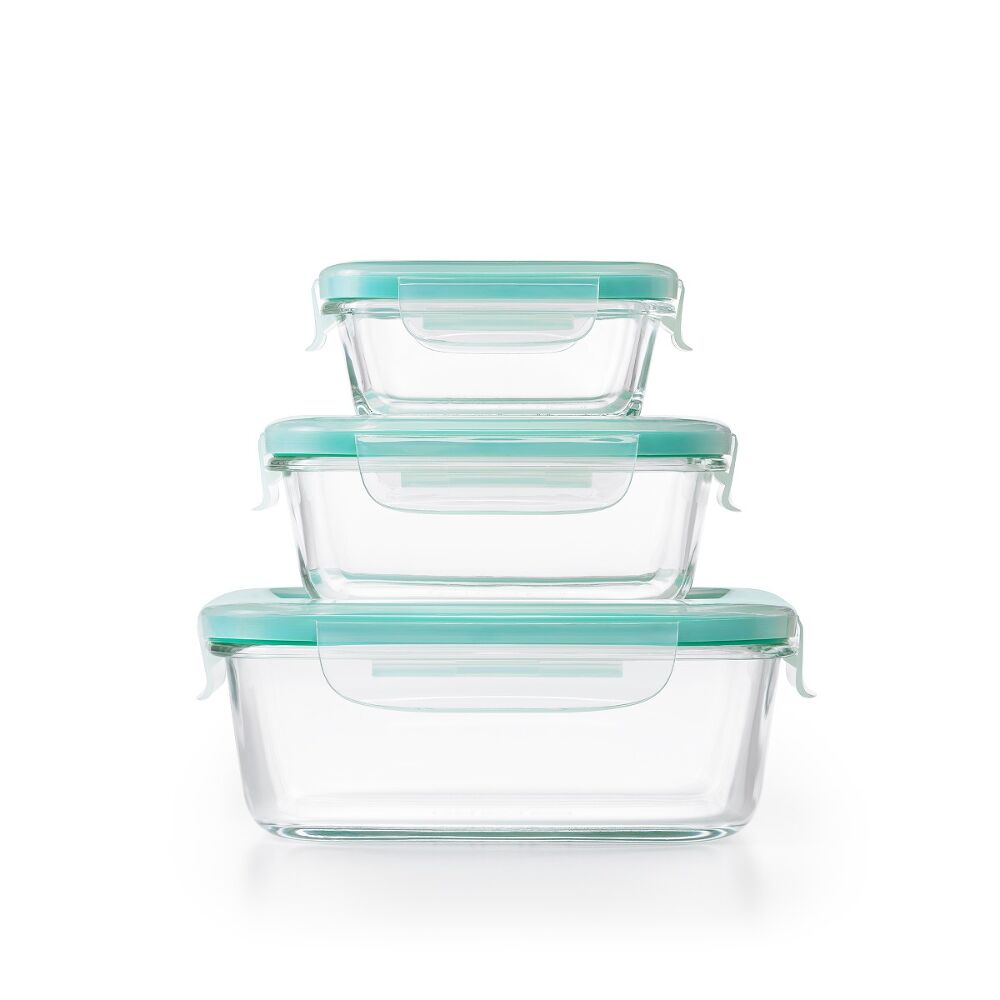 OXO Good Grips 12 Piece Smart Seal Glass Container Set I6