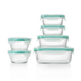 OXO Good Grips 12 Piece Smart Seal Glass Container Set I6