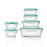 OXO Good Grips 12 Piece Smart Seal Glass Container Set I6